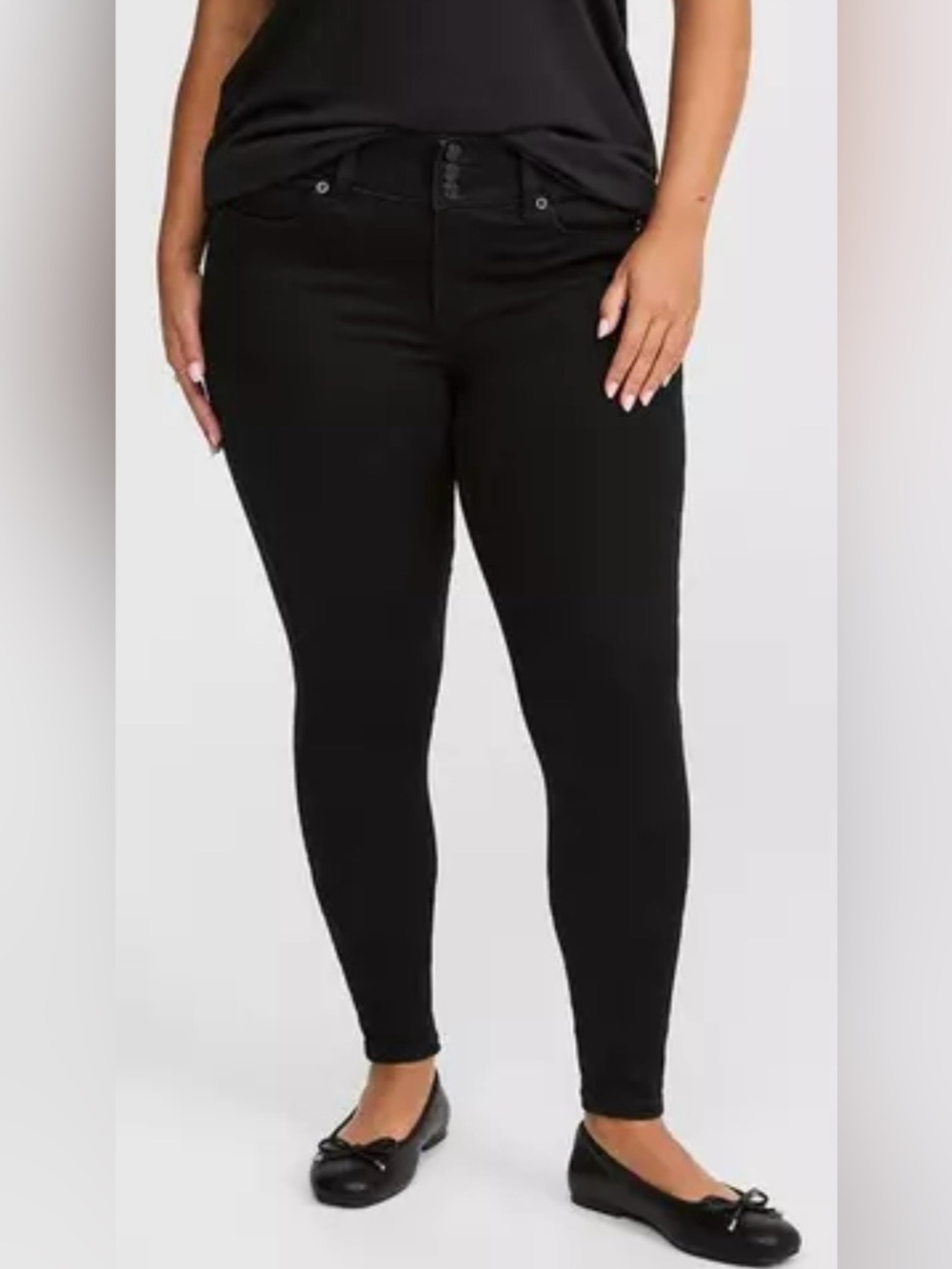 Torrid Super Soft Black Jeggings High Rise Skinny Size 16T